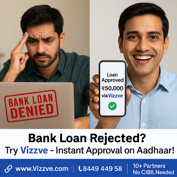 Top 5 Bank Loan Alternatives in India – Instant Approval with Vizzve Financial